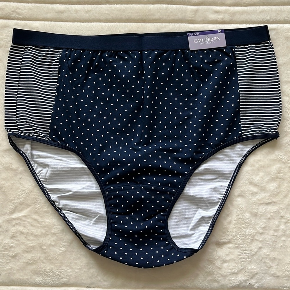 Catherines Navy Polka Dot Women's Panties